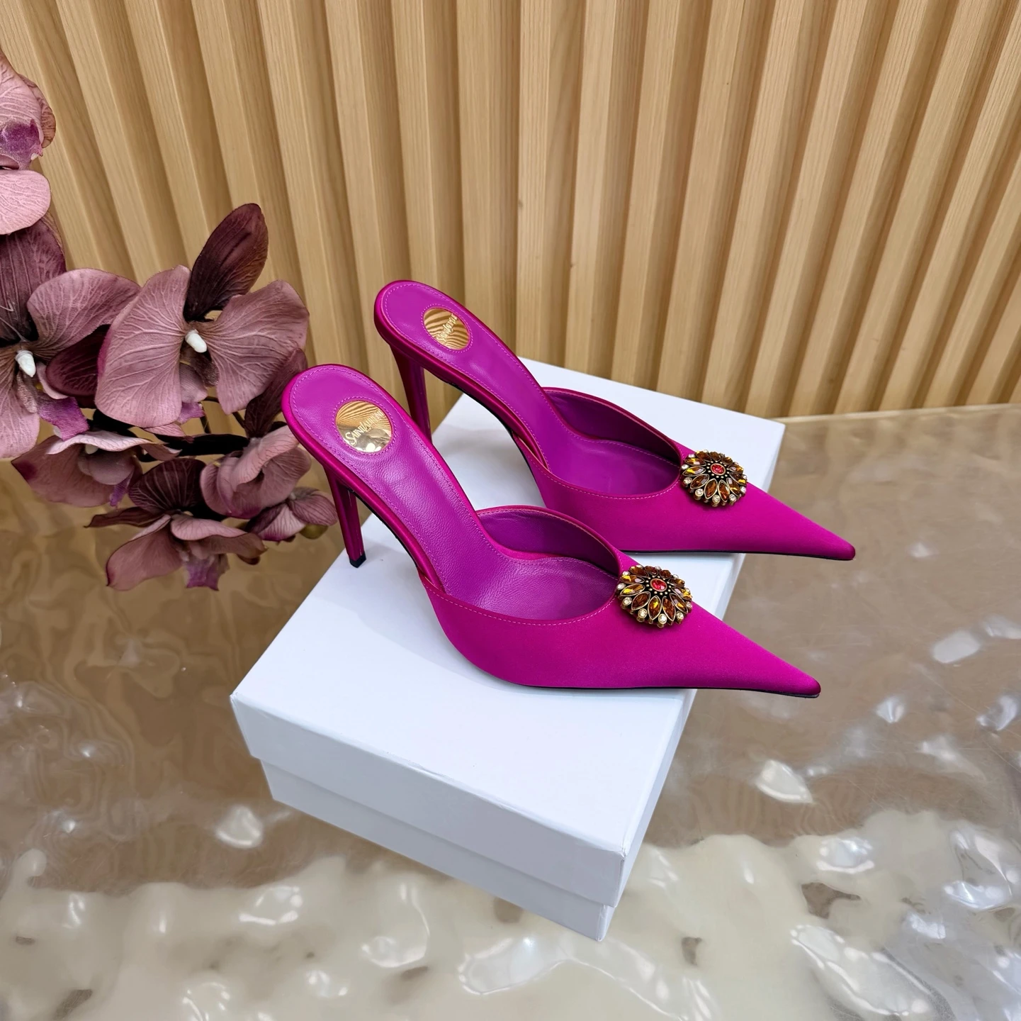 Saint Laurent Mules — 59b73273
