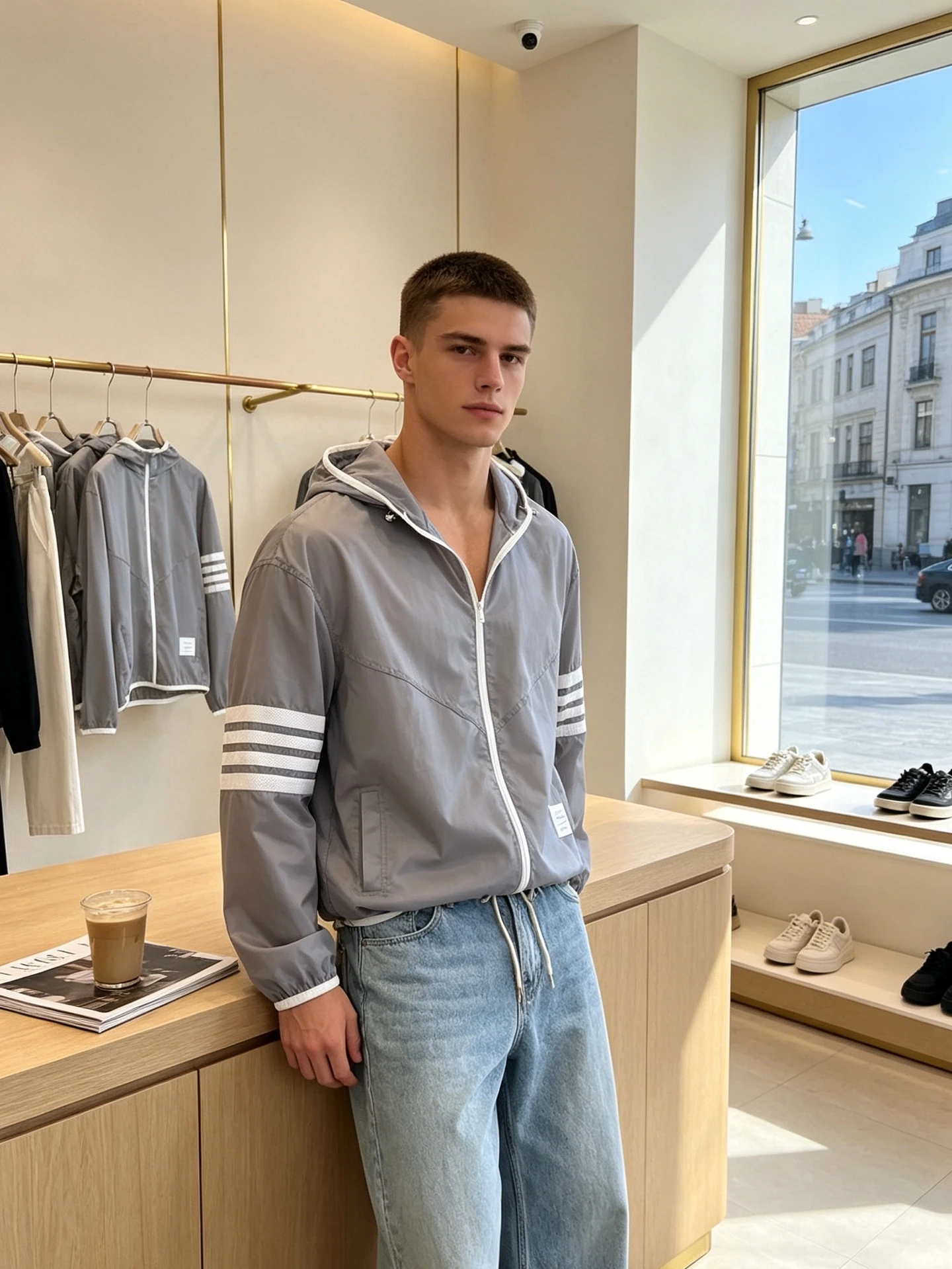 Thom Browne Jackets — 5caae5cd