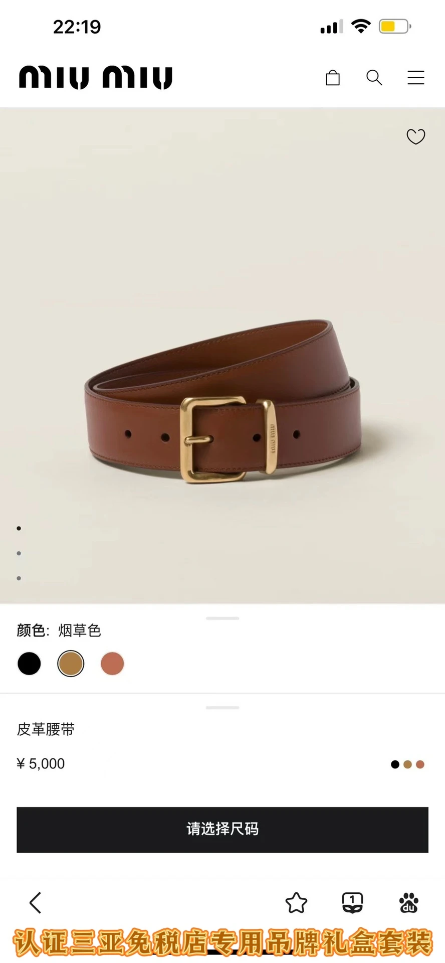 Miu Miu Belt — 0678f7ed