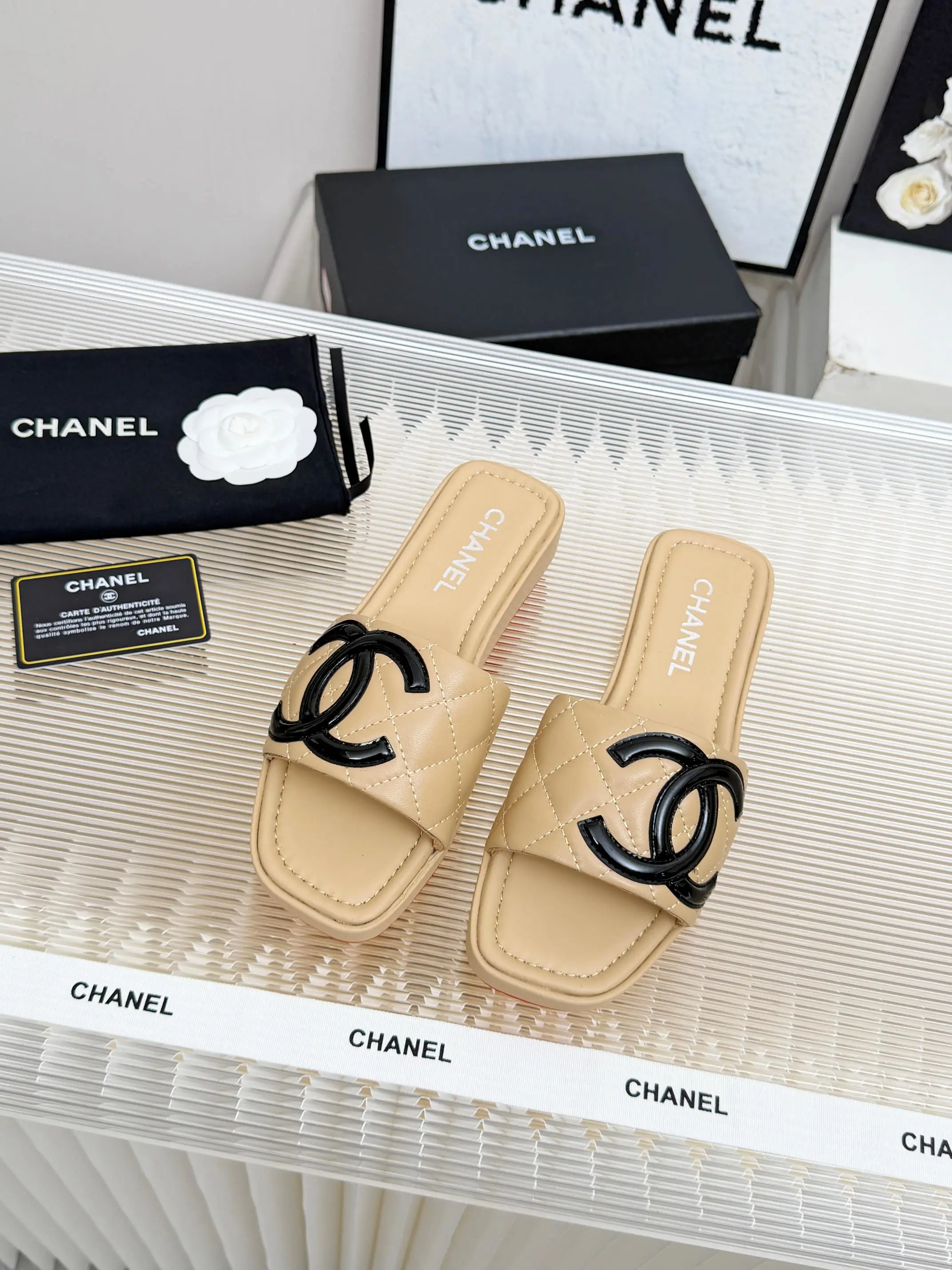Chanel Slippers — 8bf1cc91