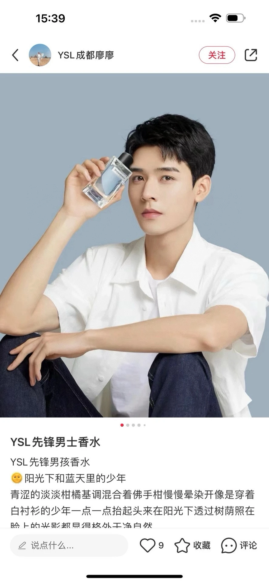 Saint Laurent Fragrance — 5e7d2e74