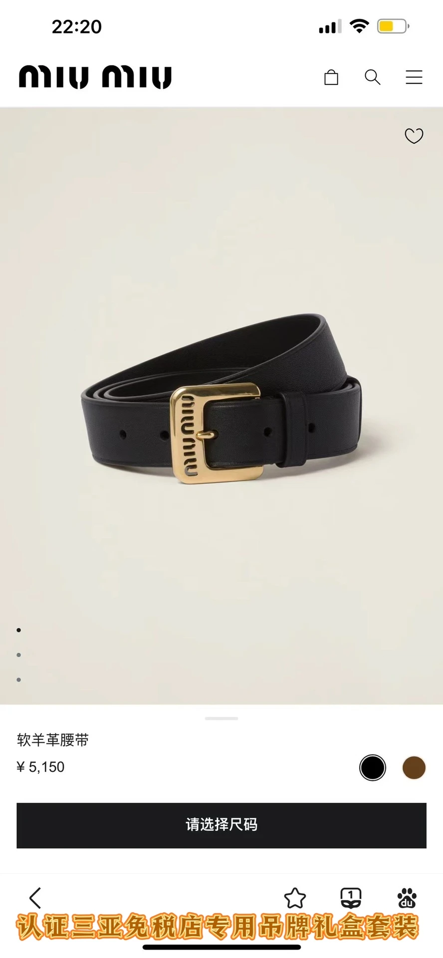 Miu Miu Belt — 99594466