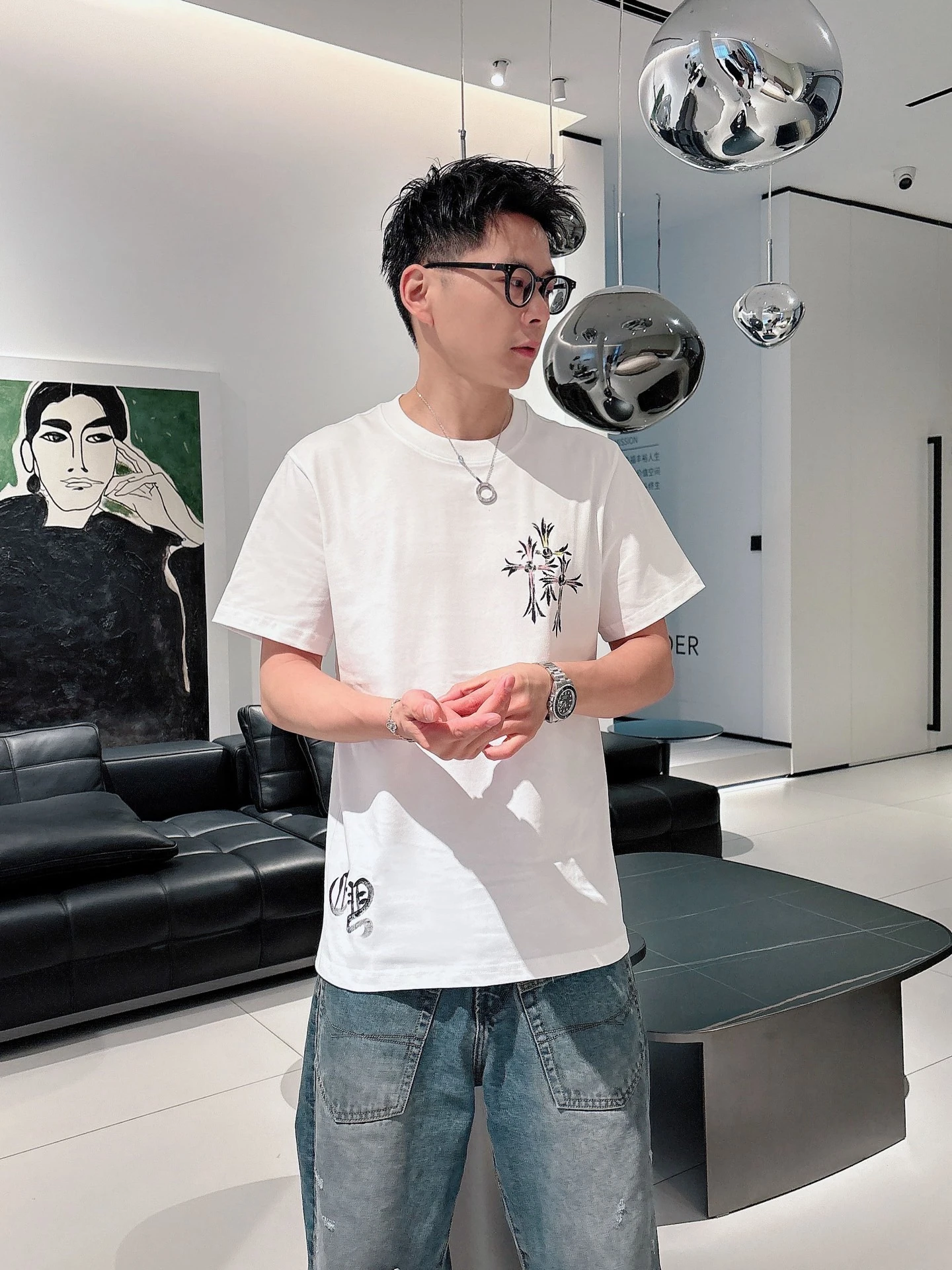 Chrome Hearts T-Shirt — e0908814