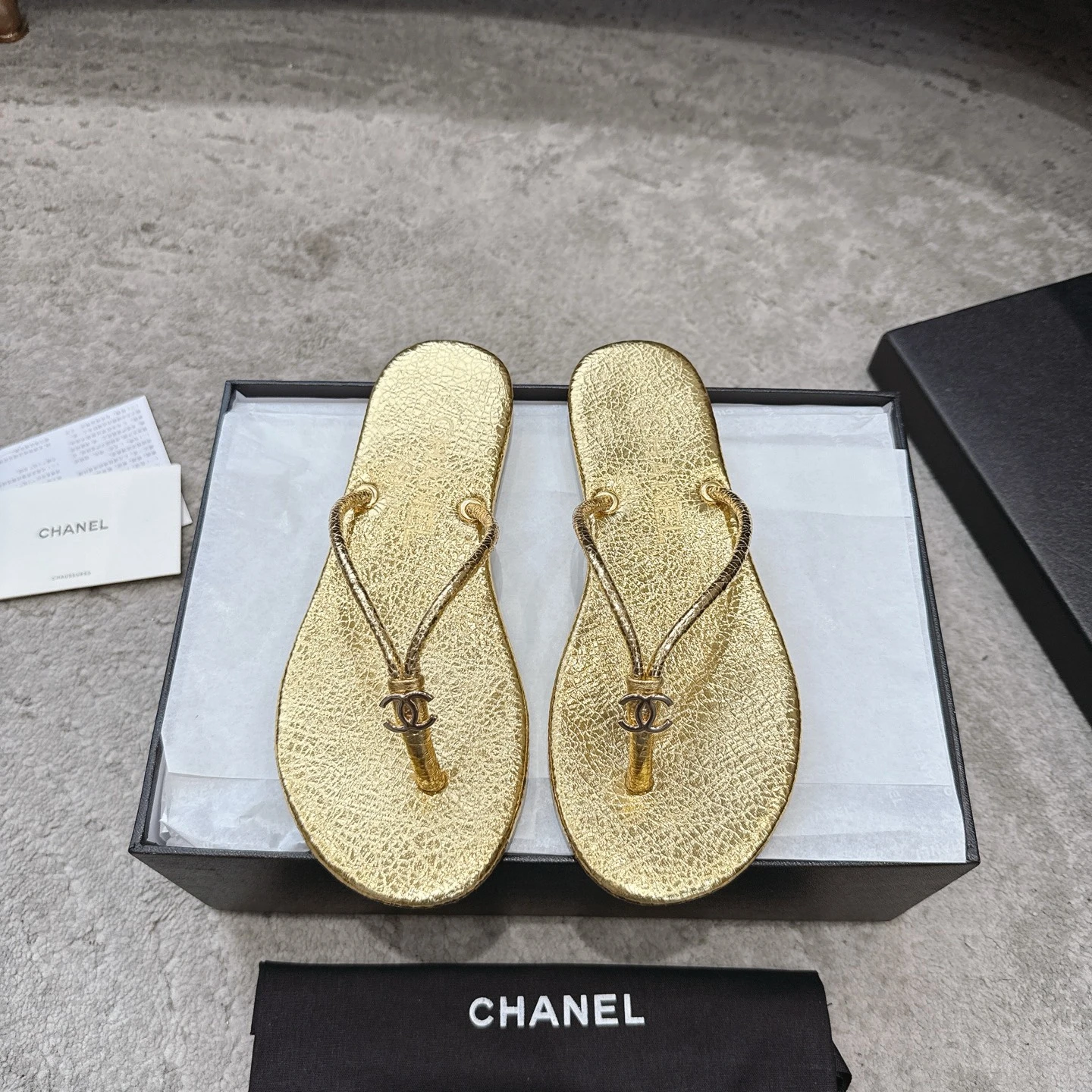 Chanel Slippers — 12342f30
