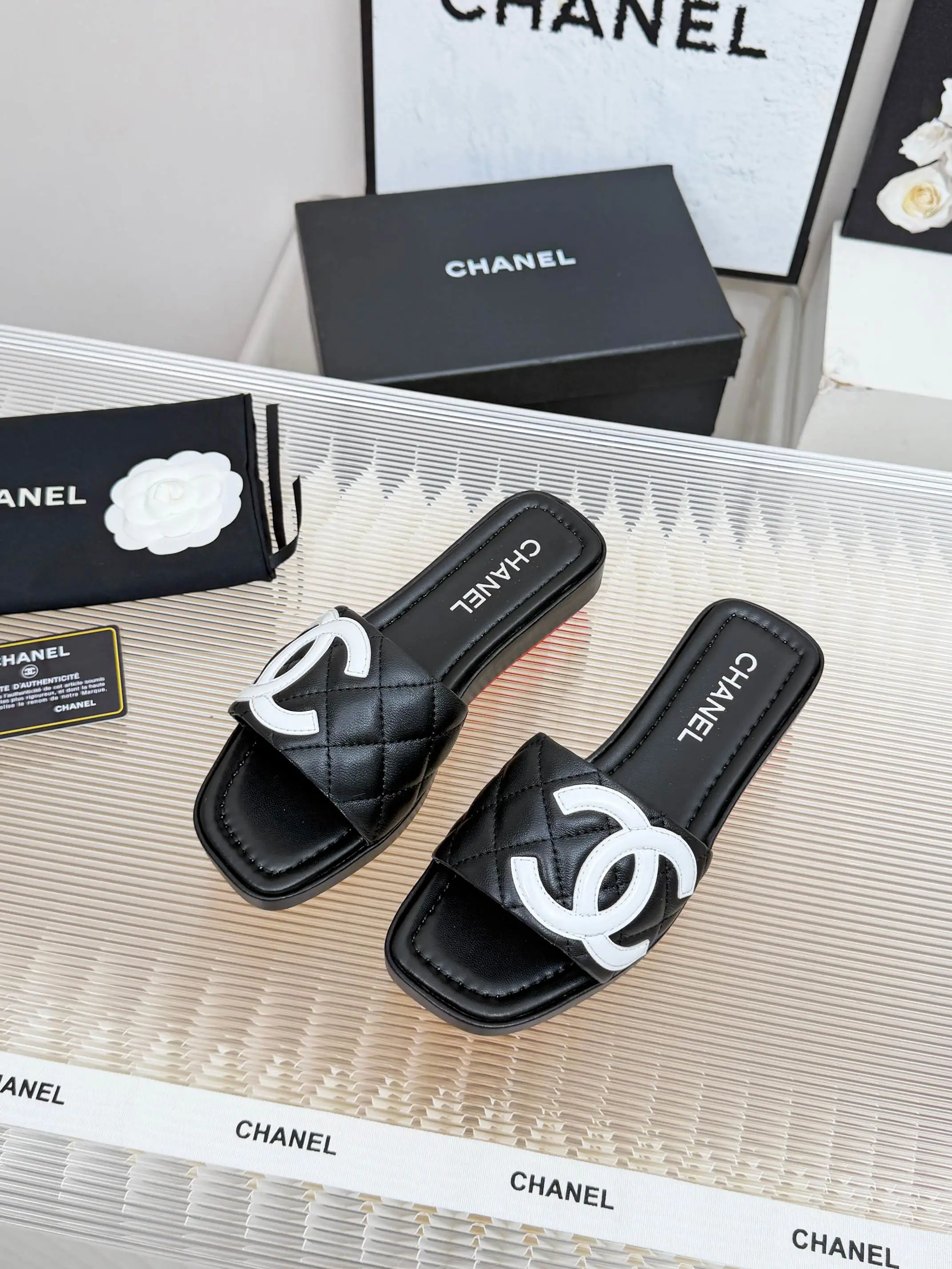 Chanel Slippers — 4689aed6