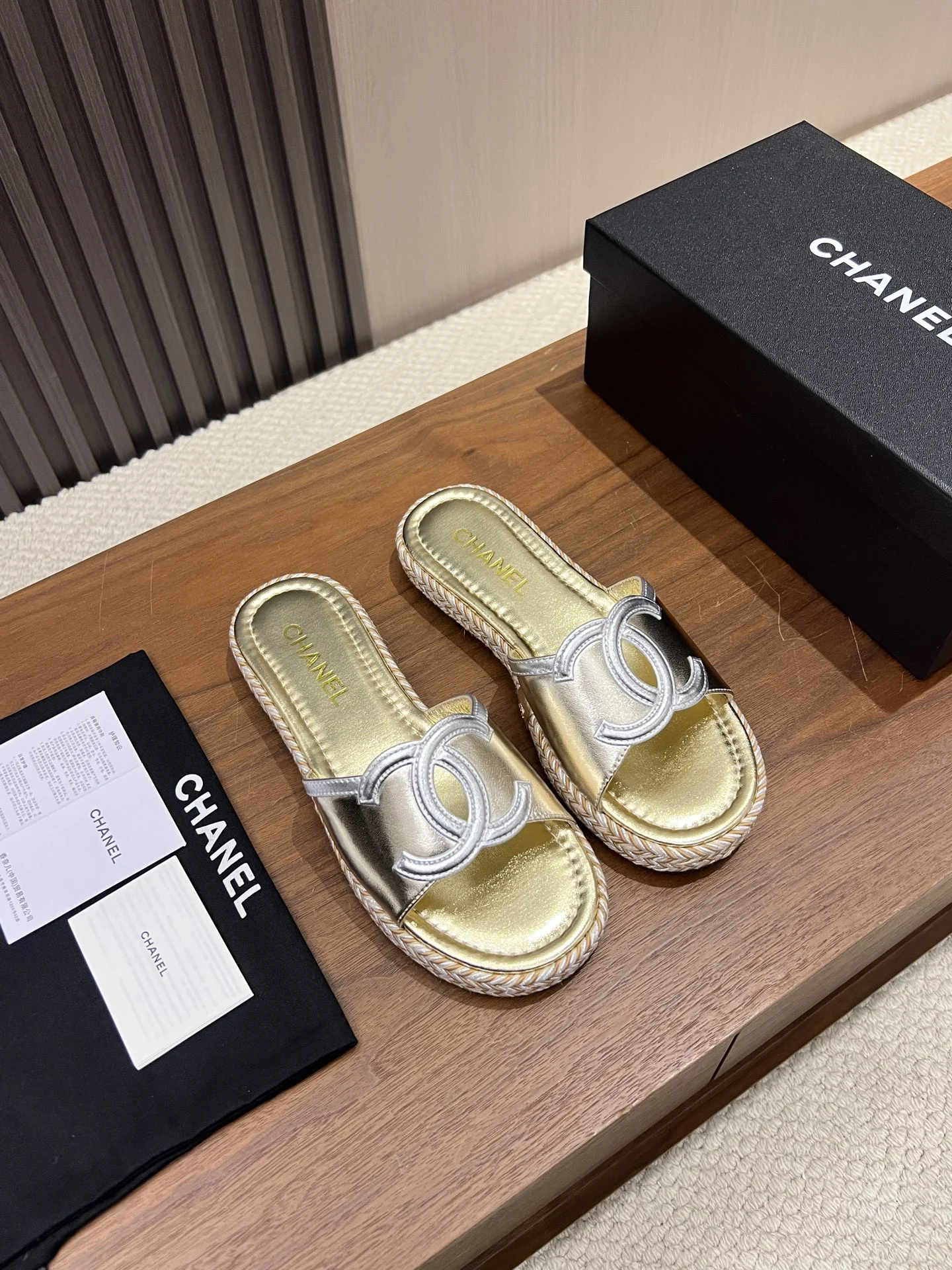 Chanel Slippers — d4df4b95