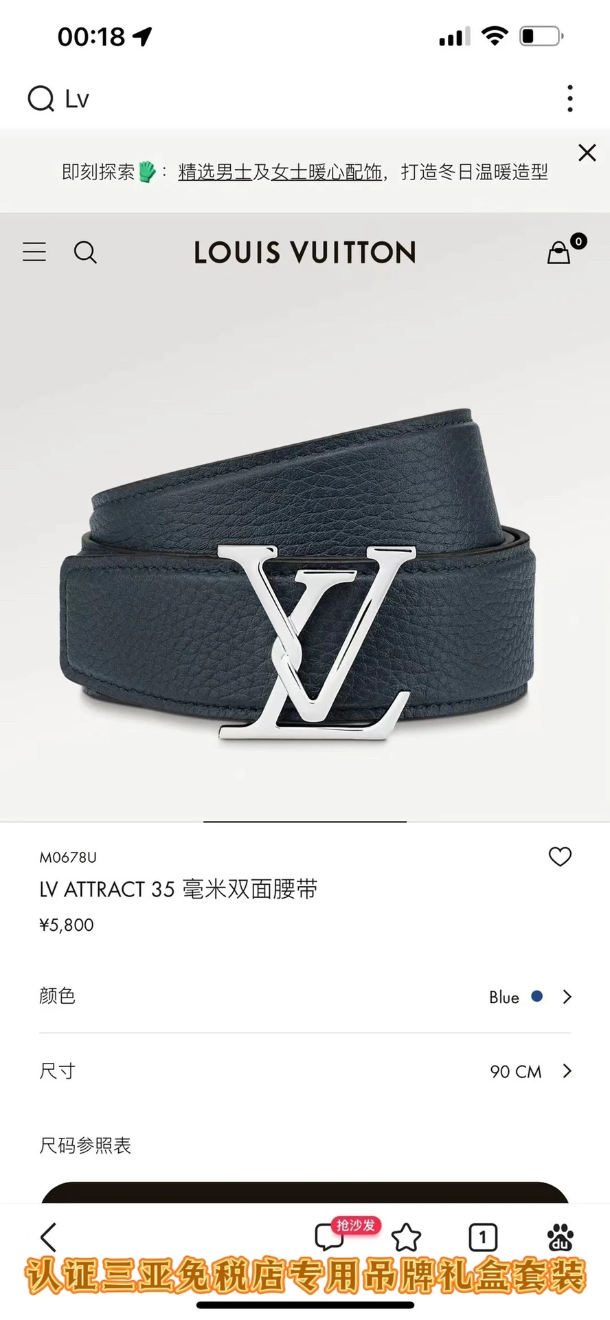 Louis Vuitton Belt — aa2d5102